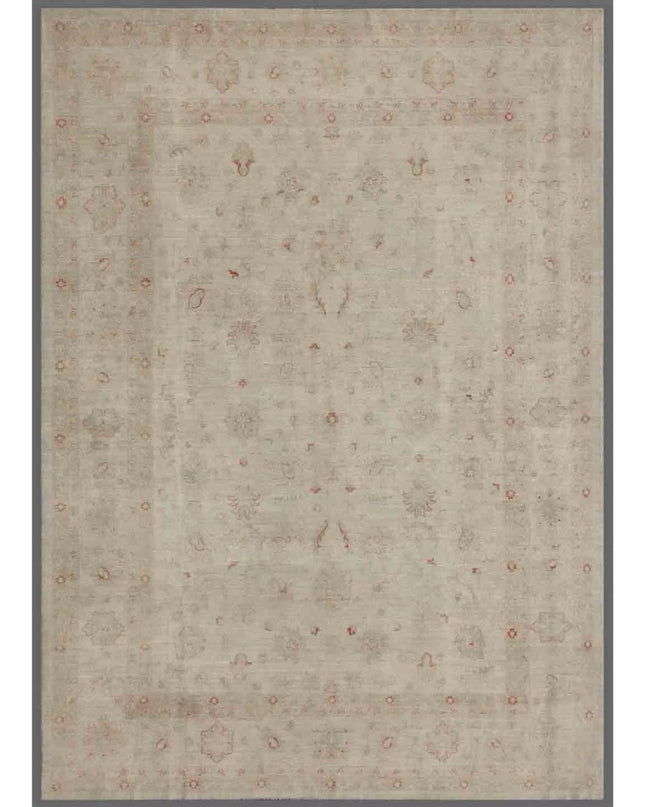 Serenity 8' 9" X 12' 1" Hand Knotted Wool Rug 8' 9" X 12' 1" (267 X 368) / Ivory / Wool
