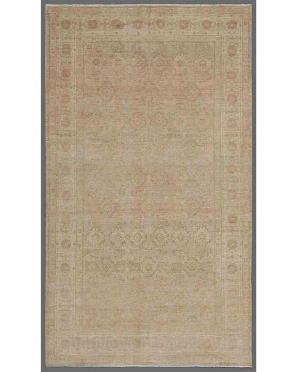 Serenity 6' 2" X 11' 3" Hand Knotted Wool Rug 6' 2" X 11' 3" (188 X 343) / Green / Wool