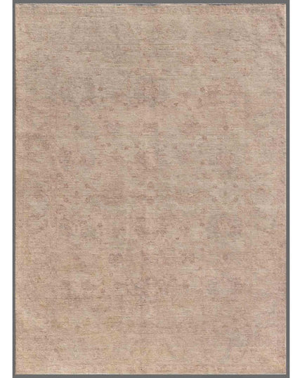 Serenity 6' 1" X 8' 2" Hand Knotted Wool Rug 6' 1" X 8' 2" (185 X 249) / Gold / Wool