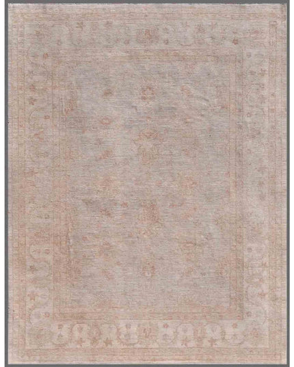 Serenity 8' 1" X 10' 3" Hand Knotted Wool Rug 8' 1" X 10' 3" (246 X 312) / Teal / Wool