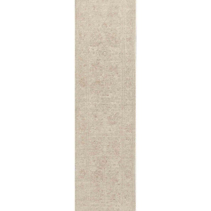 Serenity 2' 6" X 10' 0" Hand Knotted Wool Rug 2' 6" X 10' 0" (76 X 305) / Ivory / Wool