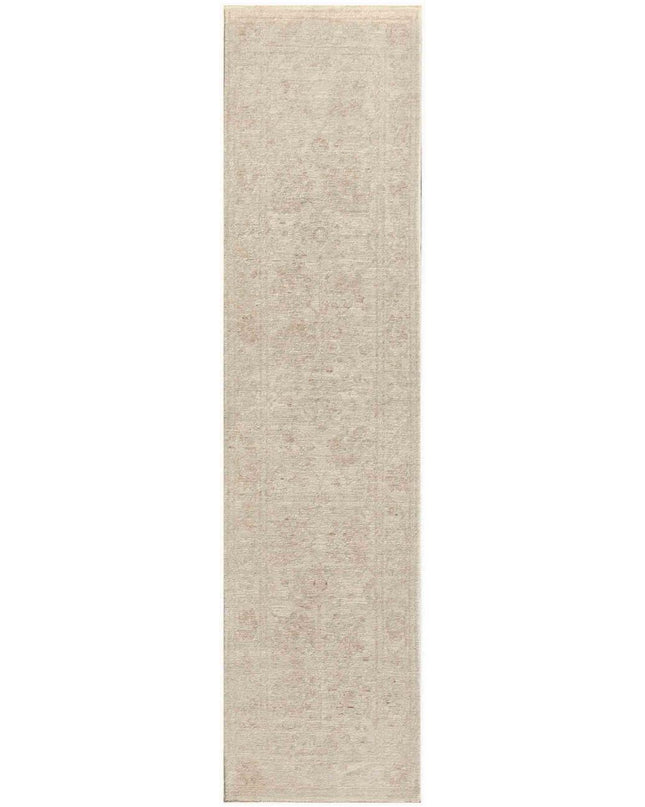 Serenity 2' 6" X 10' 0" Hand Knotted Wool Rug 2' 6" X 10' 0" (76 X 305) / Ivory / Wool