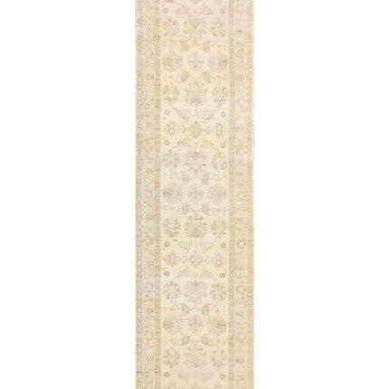Serenity 2' 7" X 9' 5" Hand Knotted Wool Rug 2' 7" X 9' 5" (79 X 287) / Ivory / Wool