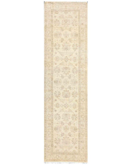 Serenity 2' 7" X 9' 5" Hand Knotted Wool Rug 2' 7" X 9' 5" (79 X 287) / Ivory / Wool