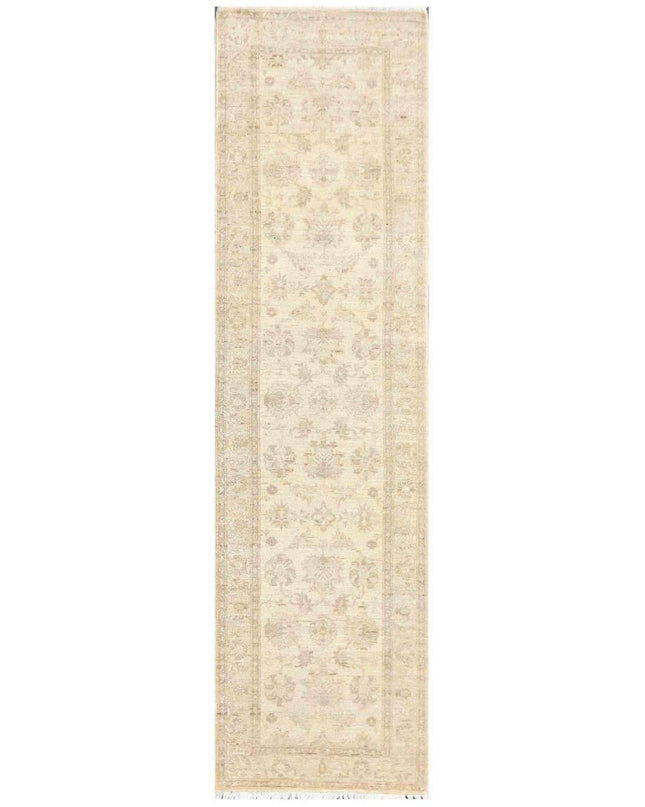 Serenity 2' 7" X 9' 5" Hand Knotted Wool Rug 2' 7" X 9' 5" (79 X 287) / Ivory / Wool