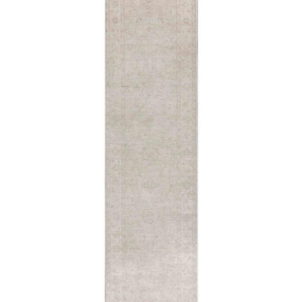 Serenity 2' 8" X 10' 4" Hand Knotted Wool Rug 2' 8" X 10' 4" (81 X 315) / Ivory / Wool
