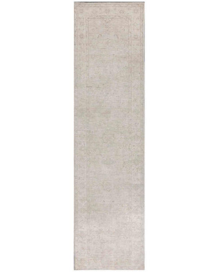 Serenity 2' 8" X 10' 4" Hand Knotted Wool Rug 2' 8" X 10' 4" (81 X 315) / Ivory / Wool