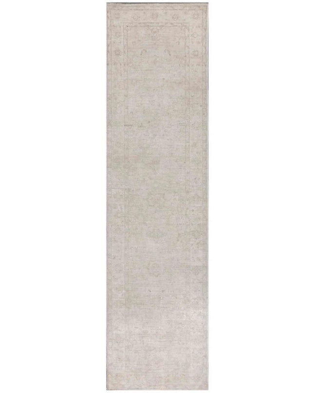 Serenity 2' 8" X 10' 4" Hand Knotted Wool Rug 2' 8" X 10' 4" (81 X 315) / Ivory / Wool