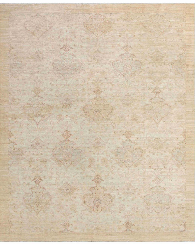 Serenity 7' 11" X 9' 8" Hand Knotted Wool Rug 7' 11" X 9' 8" (241 X 295) / Ivory / Wool