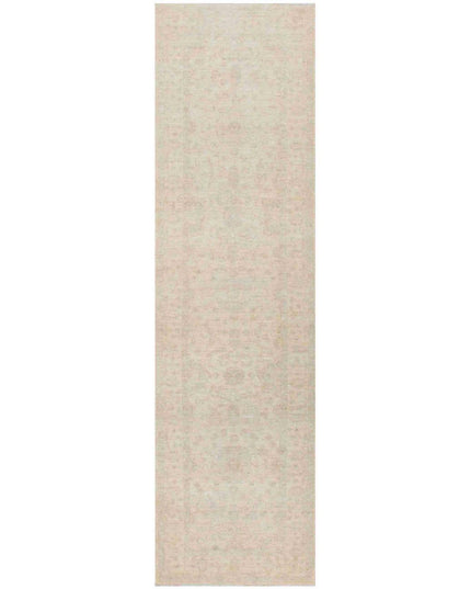 Serenity 2' 8" X 9' 7" Hand Knotted Wool Rug 2' 8" X 9' 7" (81 X 292) / Ivory / Wool