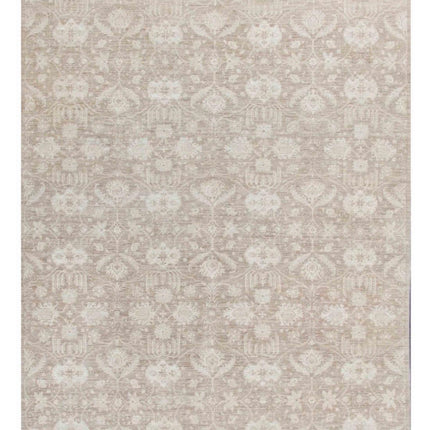 Serenity 7' 9" X 9' 8" Hand Knotted Wool Rug 7' 9" X 9' 8" (236 X 295) / Brown / Wool