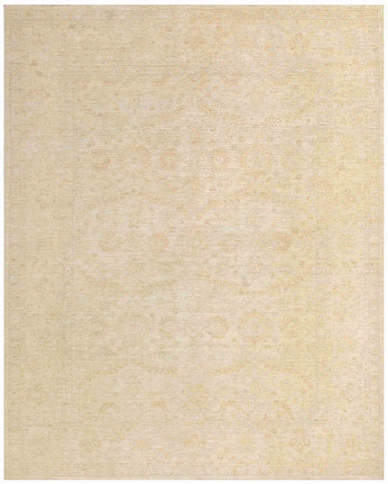 Serenity 7' 11" X 9' 11" Hand Knotted Wool Rug 7' 11" X 9' 11" (241 X 302) / Ivory / Wool