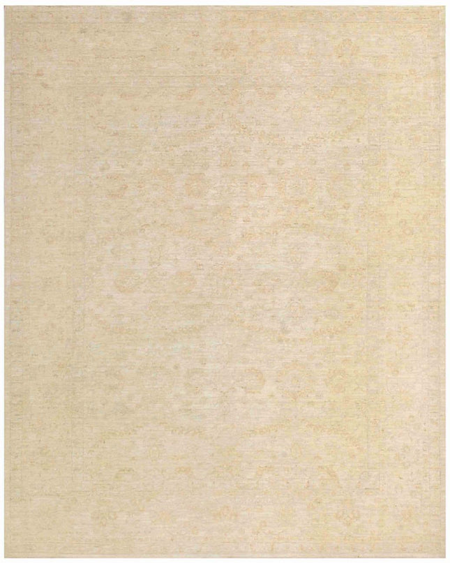 Serenity 7' 11" X 9' 11" Hand Knotted Wool Rug 7' 11" X 9' 11" (241 X 302) / Ivory / Wool