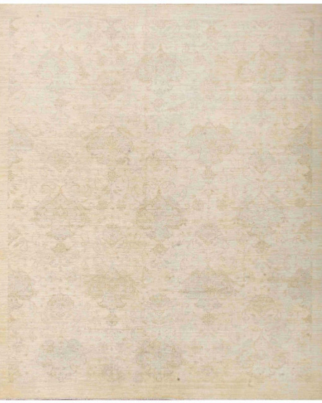 Serenity 8' 1" X 9' 7" Hand Knotted Wool Rug 8' 1" X 9' 7" (246 X 292) / Ivory / Wool