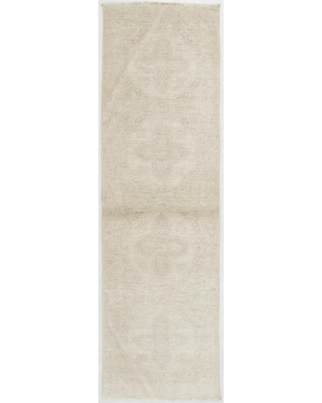 Serenity 1' 10" X 6' 4" Hand Knotted Wool Rug 1' 10" X 6' 4" (56 X 193) / Ivory / Wool