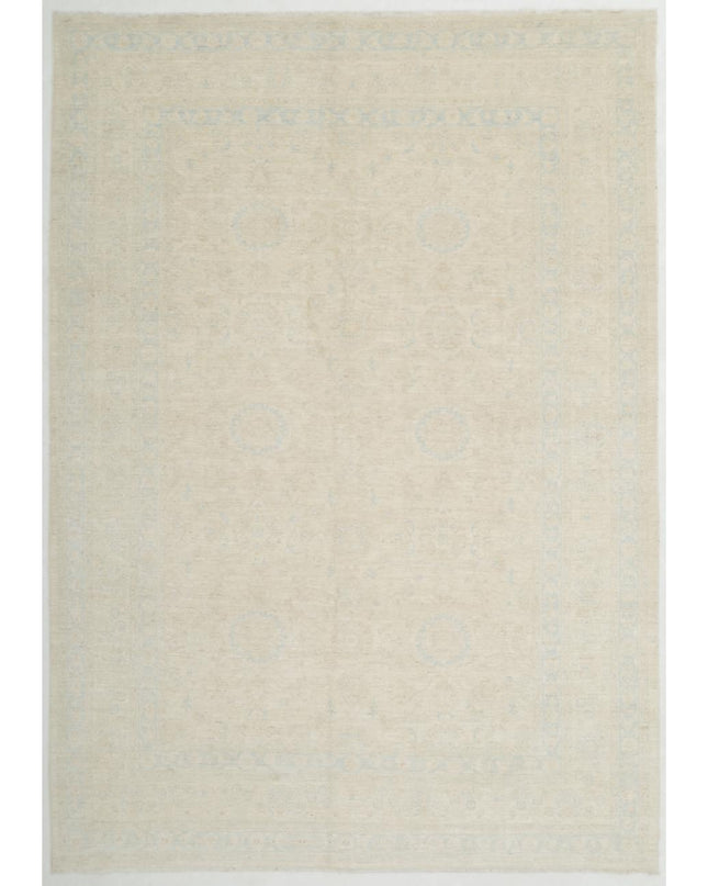 Serenity 8' 9" X 12' 2" Hand Knotted Wool Rug 8' 9" X 12' 2" (267 X 371) / Ivory / Wool