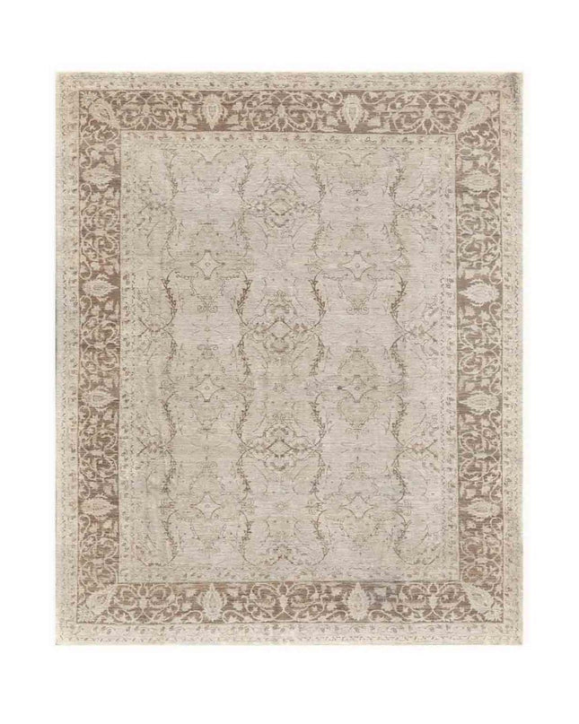 Serenity 8' 1" X 9' 9" Hand Knotted Wool Rug 8' 1" X 9' 9" (246 X 297) / Ivory / Wool