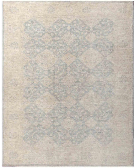 Serenity 6' 4" X 8' 0" Hand Knotted Wool Rug 6' 4" X 8' 0" (193 X 244) / Blue / Wool