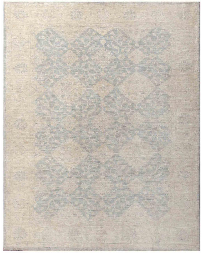 Serenity 6' 4" X 8' 0" Hand Knotted Wool Rug 6' 4" X 8' 0" (193 X 244) / Blue / Wool