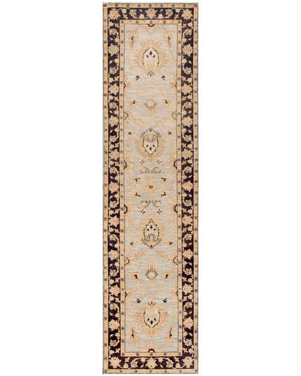 Serenity 2' 6" X 9' 8" Hand Knotted Wool Rug 2' 6" X 9' 8" (76 X 295) / Grey / Wool