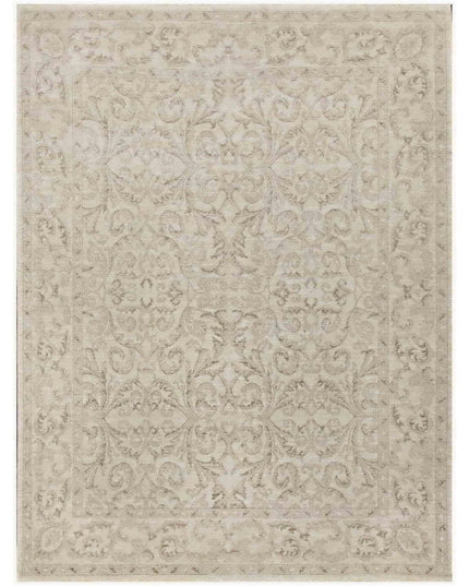 Serenity 9' 1" X 11' 10" Hand Knotted Wool Rug 9' 1" X 11' 10" (277 X 361) / Ivory / Wool