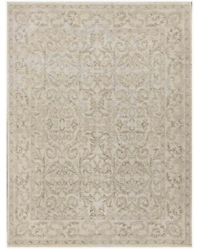 Serenity 9' 1" X 11' 10" Hand Knotted Wool Rug 9' 1" X 11' 10" (277 X 361) / Ivory / Wool