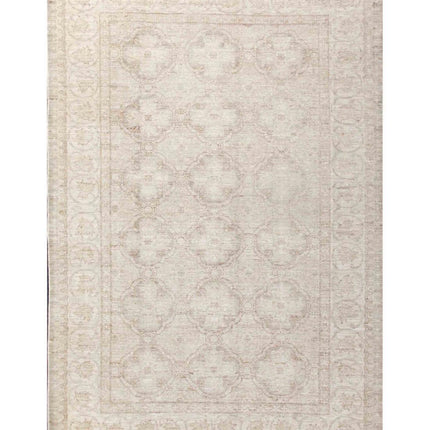 Serenity 6' 2" X 9' 3" Hand Knotted Wool Rug 6' 2" X 9' 3" (188 X 282) / Grey / Wool