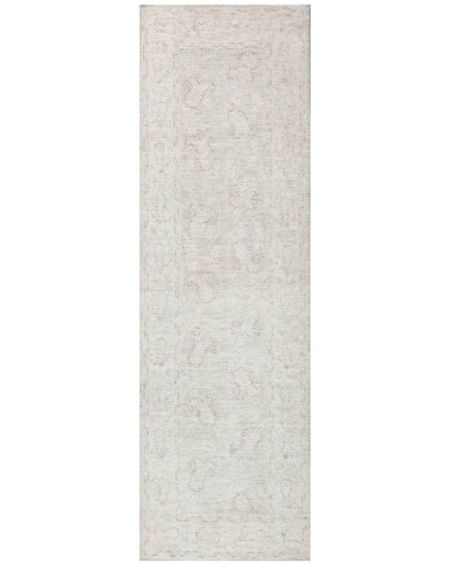 Serenity 2' 10" X 9' 4" Hand Knotted Wool Rug 2' 10" X 9' 4" (86 X 284) / Ivory / Wool