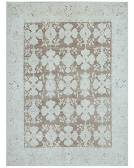 Serenity 8' 11" X 11' 9" Hand Knotted Wool Rug 8' 11" X 11' 9" (272 X 358) / Brown / Wool