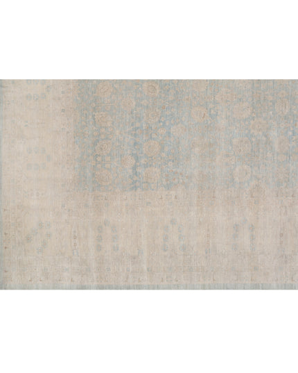 Serenity 26' 6" X 40' 4" Hand Knotted Wool Rug 26' 6" X 40' 4" (808 X 1229) / Blue / Wool