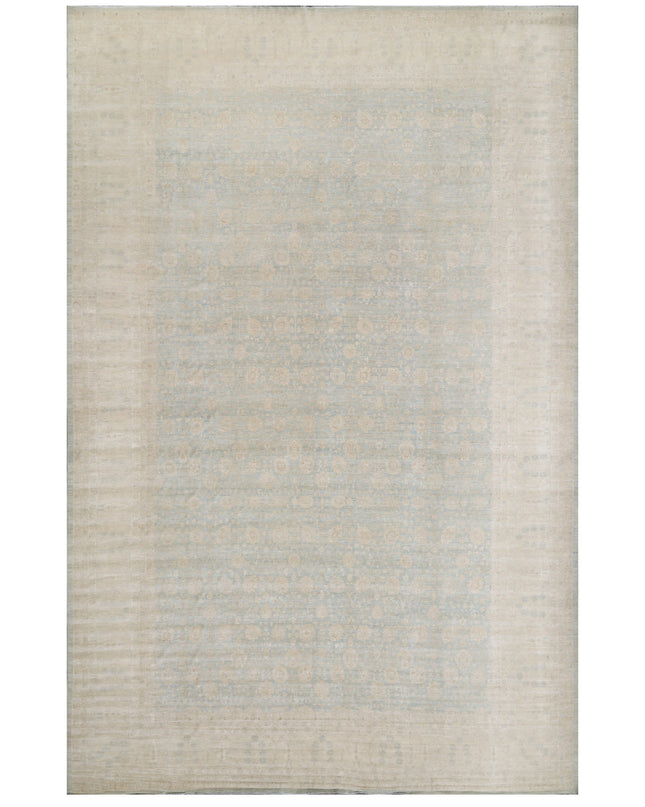 Serenity 26' 6" X 40' 4" Hand Knotted Wool Rug 26' 6" X 40' 4" (808 X 1229) / Blue / Wool