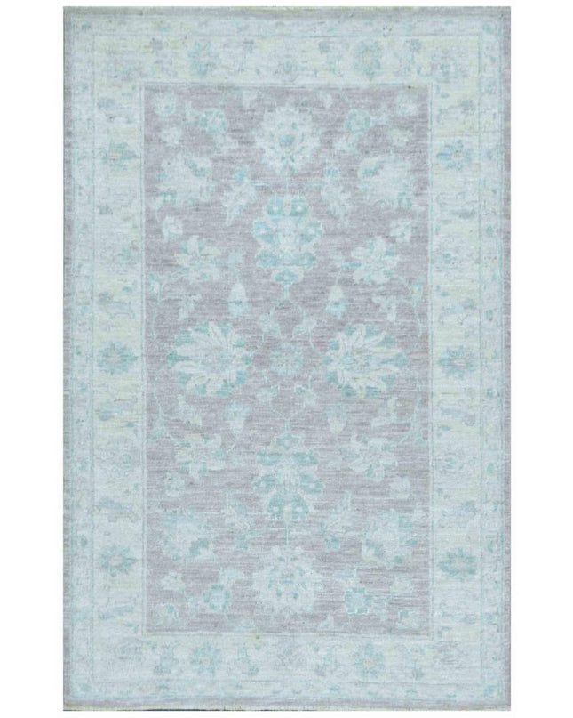 Serenity 3' 1" X 4' 10" Hand Knotted Wool Rug 3' 1" X 4' 10" (94 X 147) / Brown / Wool