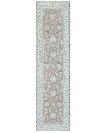 Serenity 2' 9" X 10' 0" Hand Knotted Wool Rug 2' 9" X 10' 0" (84 X 305) / Brown / Wool