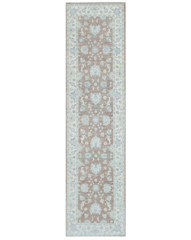 Serenity 2' 9" X 10' 0" Hand Knotted Wool Rug 2' 9" X 10' 0" (84 X 305) / Brown / Wool