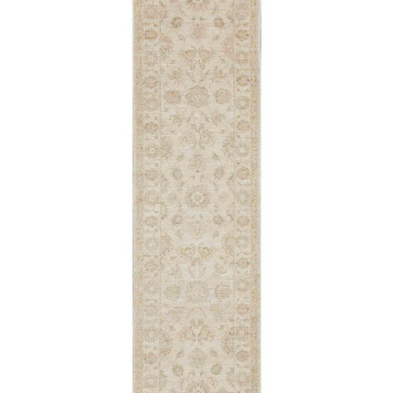 Serenity 2' 7" X 9' 7" Hand Knotted Wool Rug 2' 7" X 9' 7" (79 X 292) / Ivory / Wool