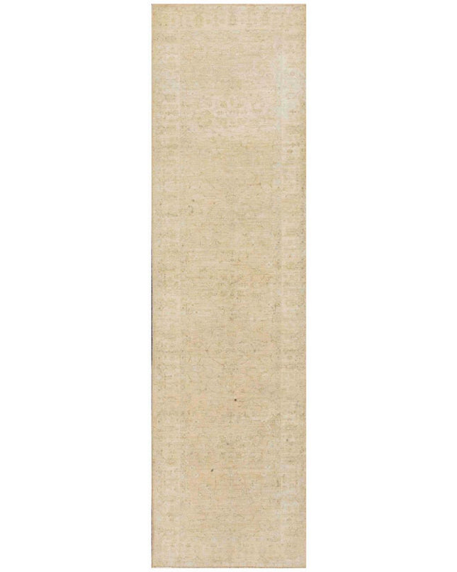 Serenity 2' 8" X 9' 8" Hand Knotted Wool Rug 2' 8" X 9' 8" (81 X 295) / Ivory / Wool
