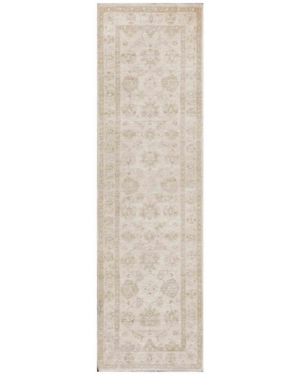 Serenity 2' 6" X 9' 0" Hand Knotted Wool Rug 2' 6" X 9' 0" (76 X 274) / Ivory / Wool