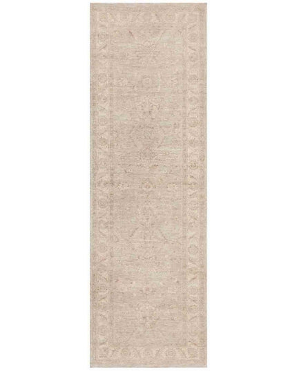 Serenity 2' 7" X 8' 0" Hand Knotted Wool Rug 2' 7" X 8' 0" (79 X 244) / Grey / Wool