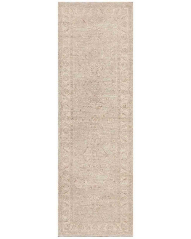 Serenity 2' 7" X 8' 0" Hand Knotted Wool Rug 2' 7" X 8' 0" (79 X 244) / Grey / Wool