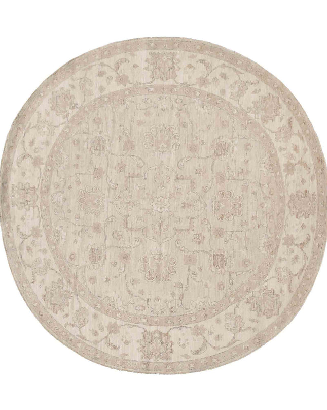 Serenity 7' 9" X 8' 1" Hand Knotted Wool Rug 7' 9" X 8' 1" (236 X 246) / Silver / Wool