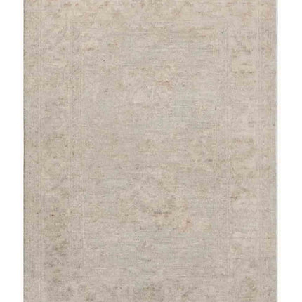 Serenity 2' 9" X 3' 8" Hand Knotted Wool Rug 2' 9" X 3' 8" (84 X 112) / Grey / Wool