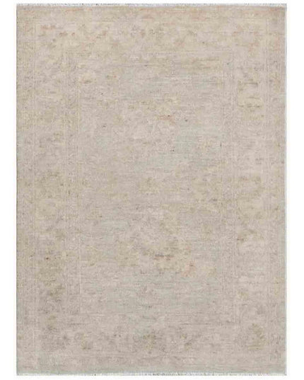 Serenity 2' 9" X 3' 8" Hand Knotted Wool Rug 2' 9" X 3' 8" (84 X 112) / Grey / Wool