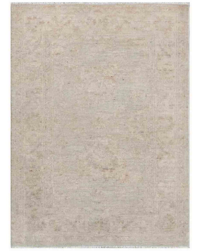 Serenity 2' 9" X 3' 8" Hand Knotted Wool Rug 2' 9" X 3' 8" (84 X 112) / Grey / Wool