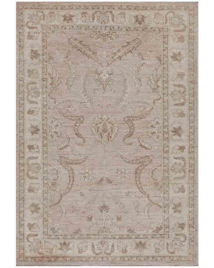 Serenity 3' 3" X 4' 9" Hand Knotted Wool Rug 3' 3" X 4' 9" (99 X 145) / Ivory / Wool