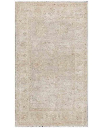 Serenity 2' 7" X 4' 4" Hand Knotted Wool Rug 2' 7" X 4' 4" (79 X 132) / Ivory / Wool