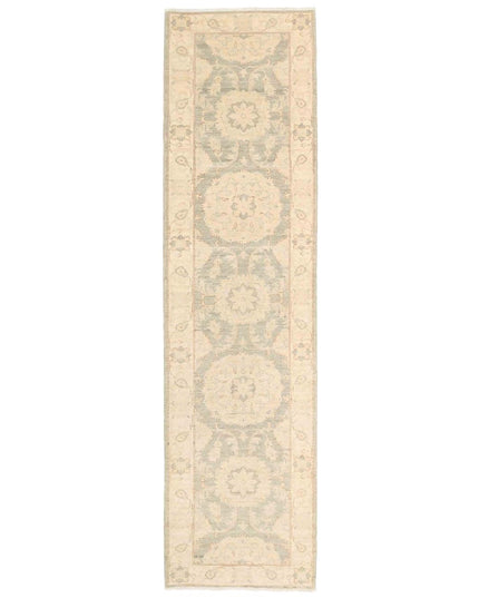 Serenity 2' 5" X 9' 10" Hand Knotted Wool Rug 2' 5" X 9' 10" (74 X 300) / Green / Wool