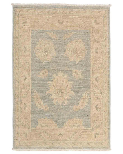 Serenity 2' 1" X 3' 1" Hand Knotted Wool Rug 2' 1" X 3' 1" (63 X 94) / Grey / Wool