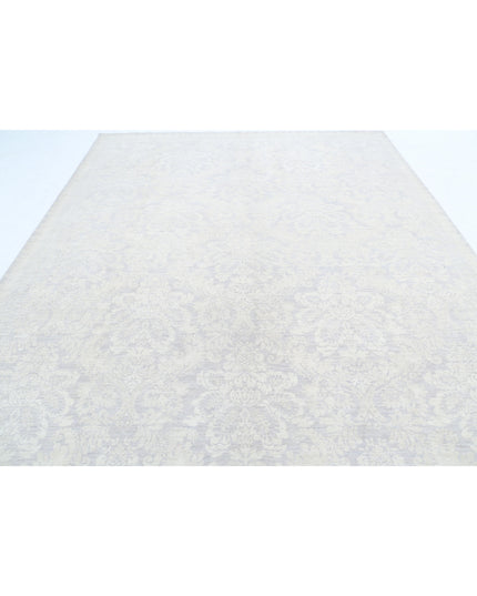 Serenity 9' 0" X 11' 5" Hand Knotted Wool Rug 9' 0" X 11' 5" (274 X 348) / Grey / Wool