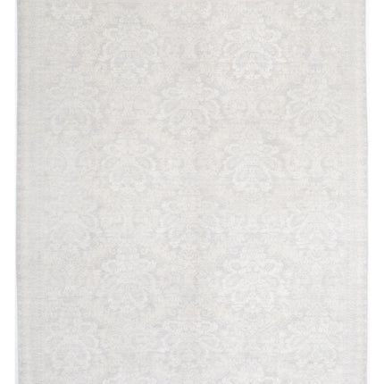 Serenity 9' 0" X 11' 5" Hand Knotted Wool Rug 9' 0" X 11' 5" (274 X 348) / Grey / Wool