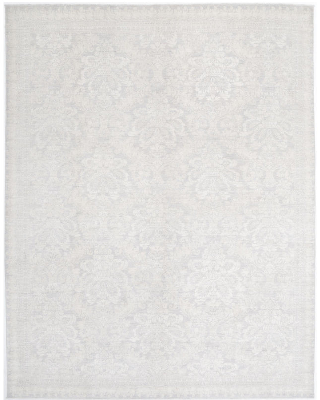 Serenity 9' 0" X 11' 5" Hand Knotted Wool Rug 9' 0" X 11' 5" (274 X 348) / Grey / Wool